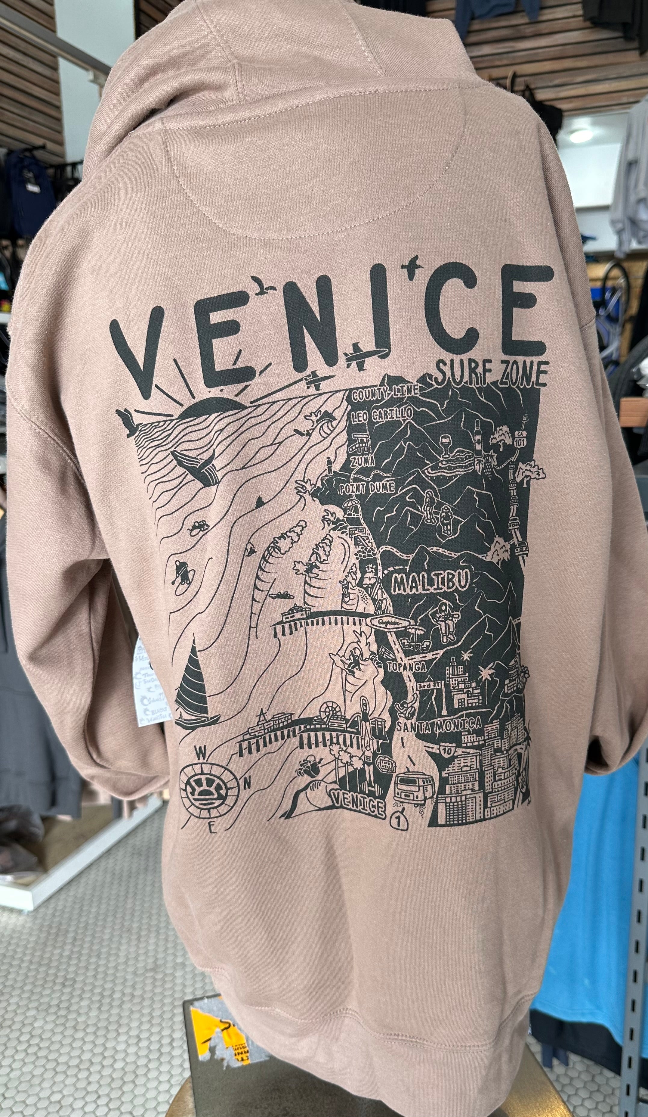 Venice Surf Zone Hood - Mocha