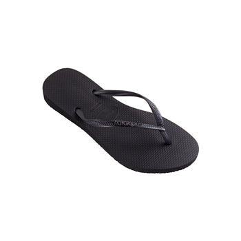 HAVAIANAS SLIM - BLACK - Boardwalk Skate & Surf